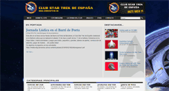 Desktop Screenshot of clubstartrek.es